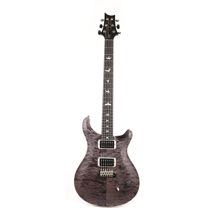 PRS Wood Library CE24 Satin Quilt Top Music Zoo Exclusive Faded Grey Black Purple Burst