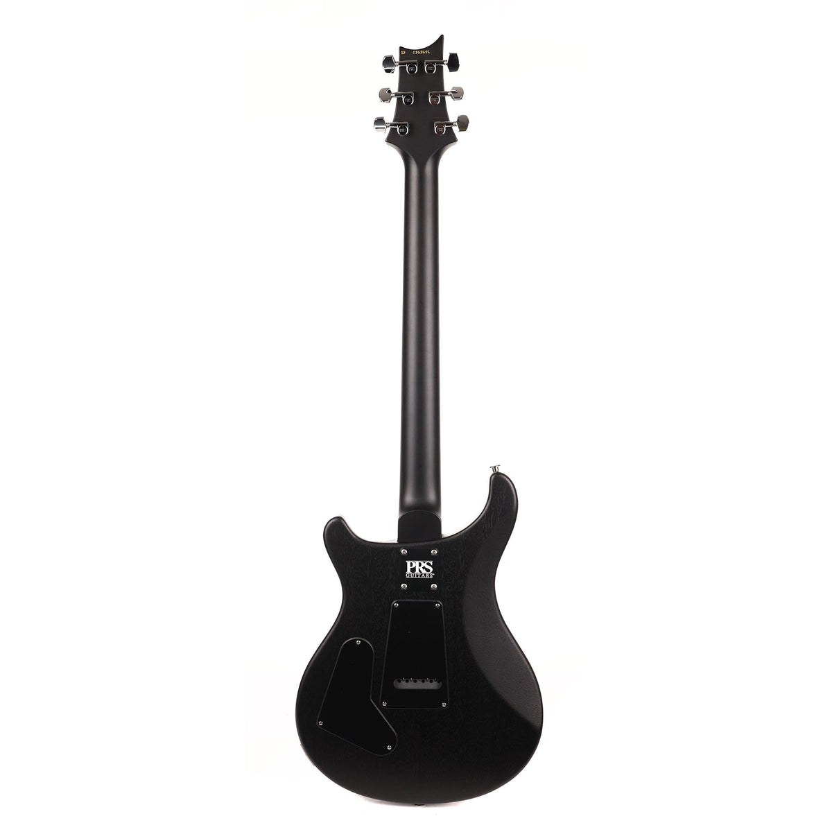 PRS Wood Library CE24 Satin Quilt Top Music Zoo Exclusive Faded Grey Black Purple Burst — 3