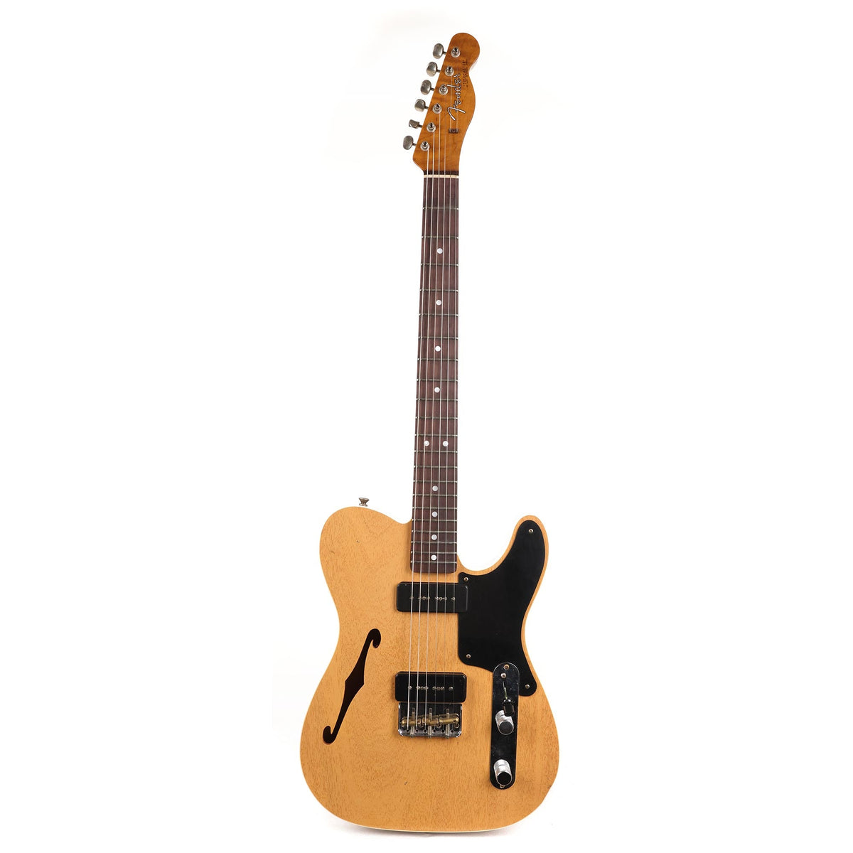 Fender Custom Shop Michigan Mahogany P-90 Telecaster Thinline Aged TV Yellow 2023 — 2