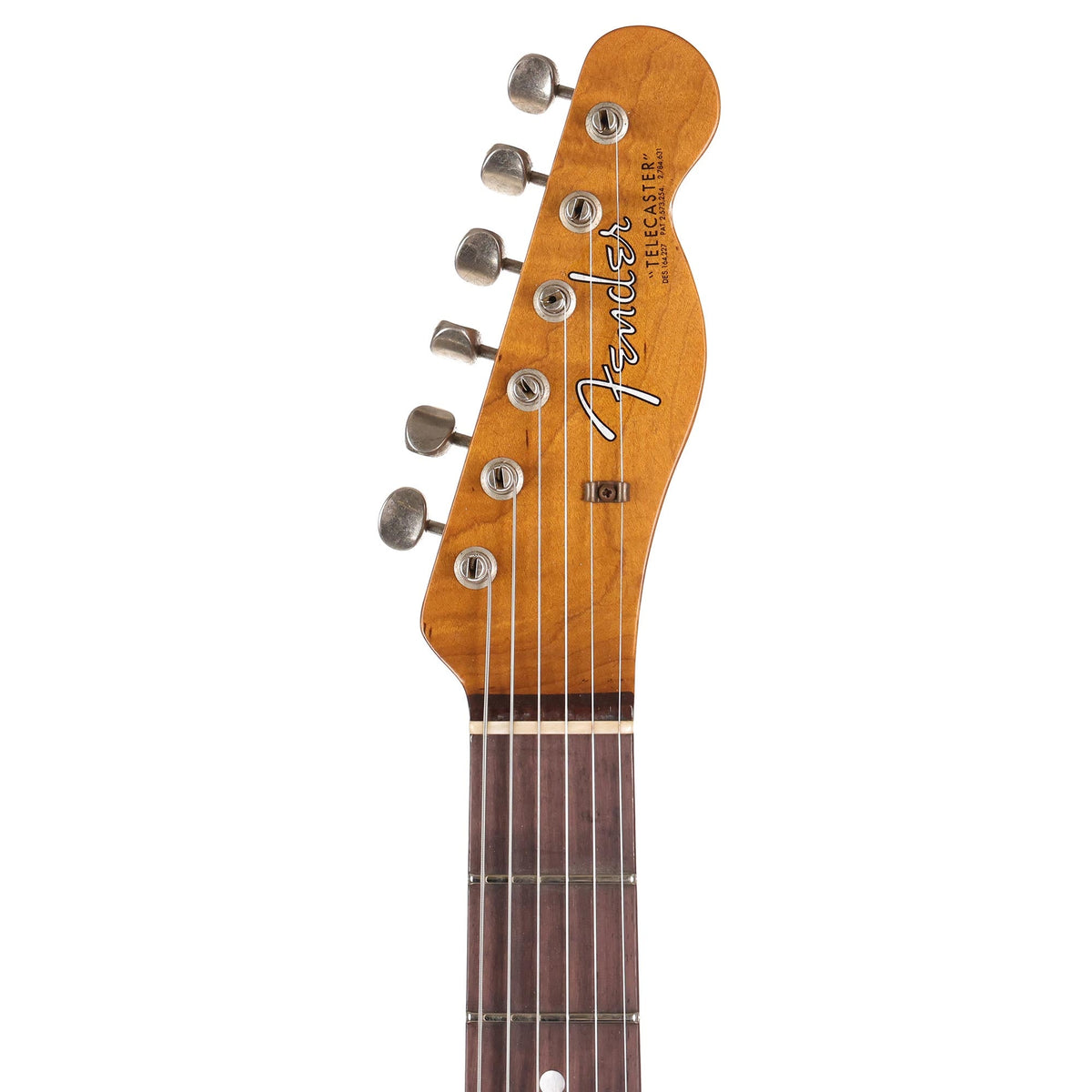 Fender Custom Shop Michigan Mahogany P-90 Telecaster Thinline Aged TV Yellow 2023 — 4