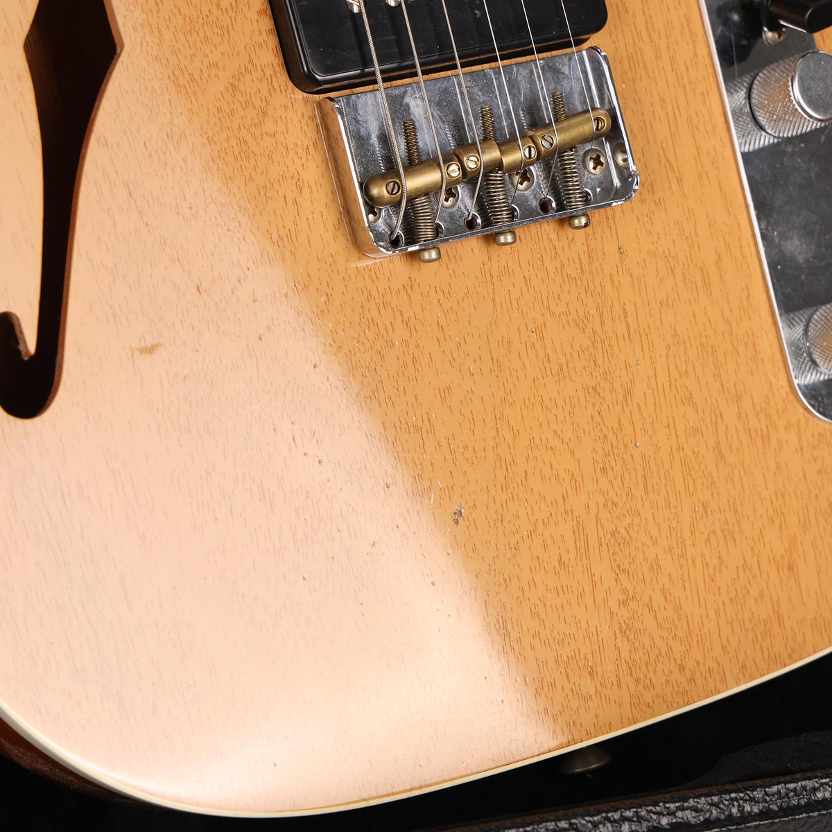 Fender Custom Shop Michigan Mahogany P-90 Telecaster Thinline Aged TV Yellow 2023 — 8