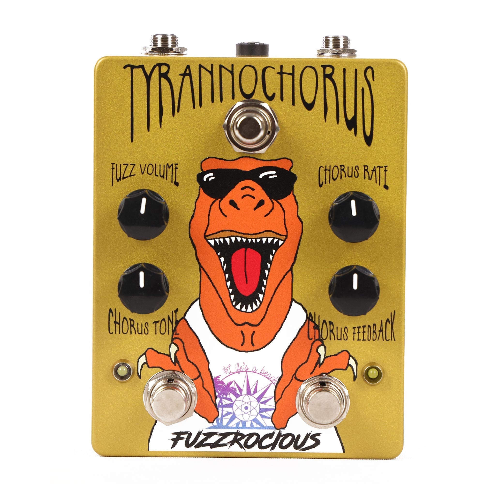 pedal zoo Fuzzrocious Tyrannochorus Gated Fuzz and Chorus Music Zoo Exclusive Go