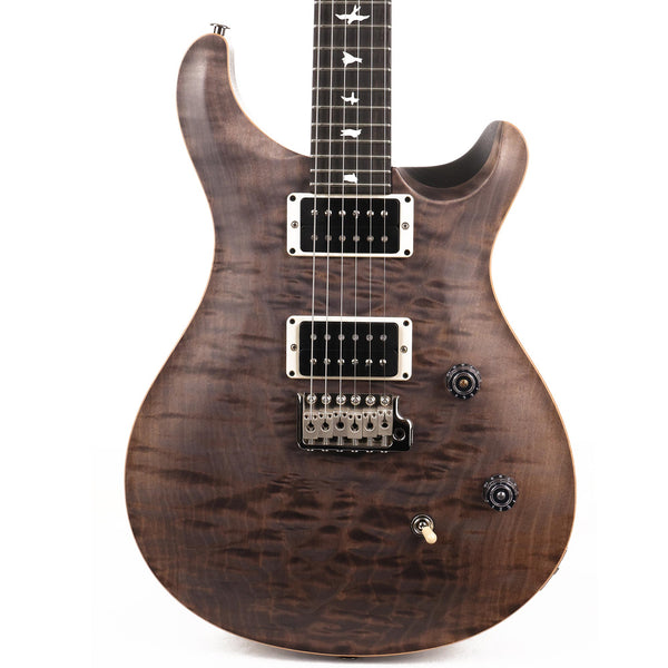 PRS Wood Library CE24 Satin Quilt Top Music Zoo Exclusive Faded Grey Black Purple Burst