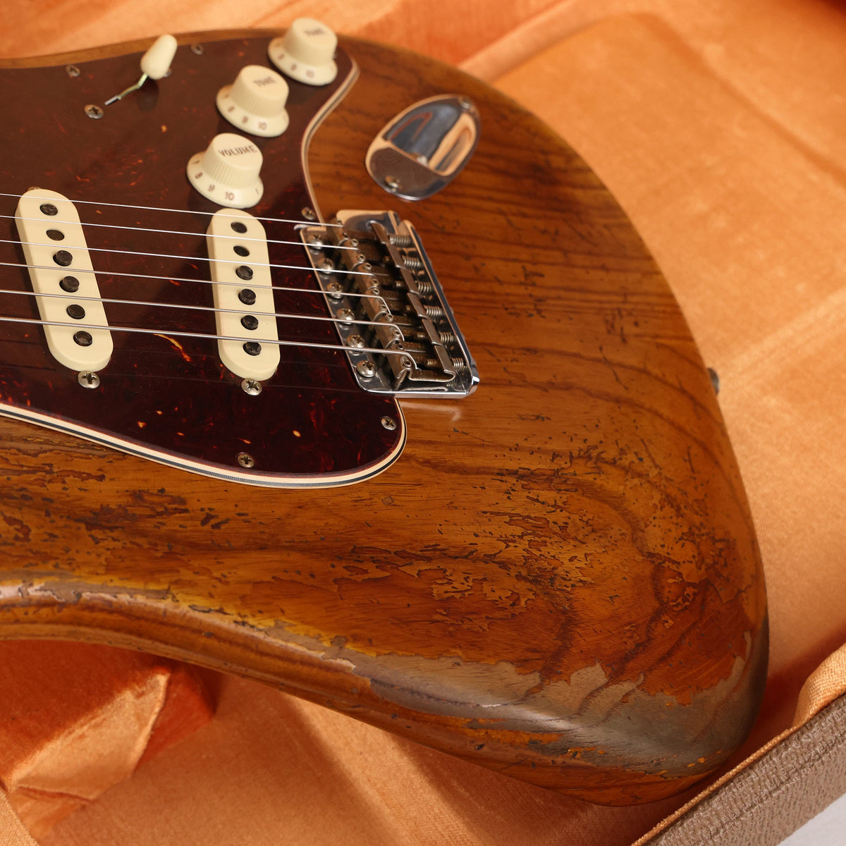 Fender Custom Shop 1961 Stratocaster Super Heavy Relic Aged Natural — 8
