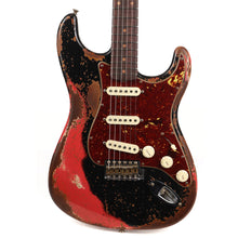 Fender Custom Shop 1961 Stratocaster Super Heavy Relic Faded Aged Black over Coral Pink