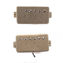OX4 Red Eye Humbucker Pickup Set Aged Nickel Covers