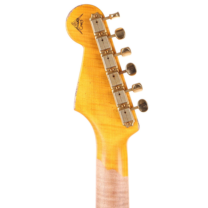 Fender Custom Shop 1962 Poblano Stratocaster Relic Chocolate 3-Tone Sunburst Masterbuilt David Brown