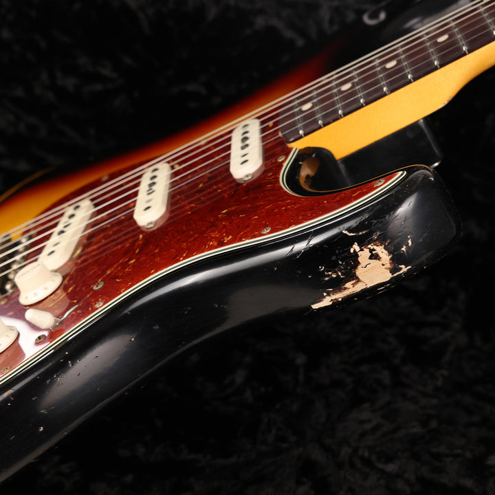 Fender Custom Shop 1960 Stratocaster Relic 3-Tone Sunburst Masterbuilt Dennis Galuszka