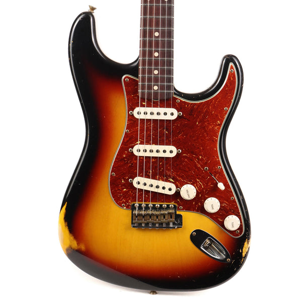 Fender Custom Shop 1960 Stratocaster Relic 3-Tone Sunburst Masterbuilt Dennis Galuszka