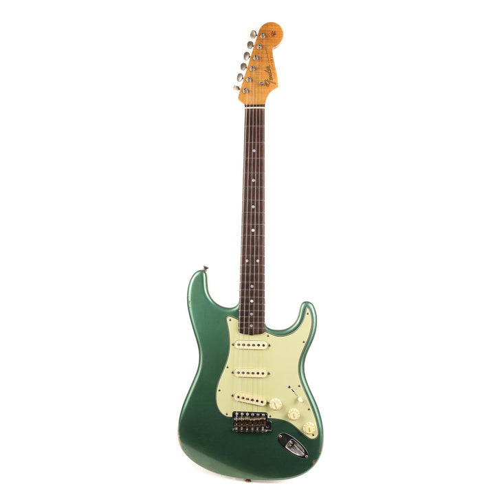 Fender Custom Shop Fat 1964 Stratocaster Aged Sherwood Metallic Brazilian Rosewood Masterbuilt Andy Hicks