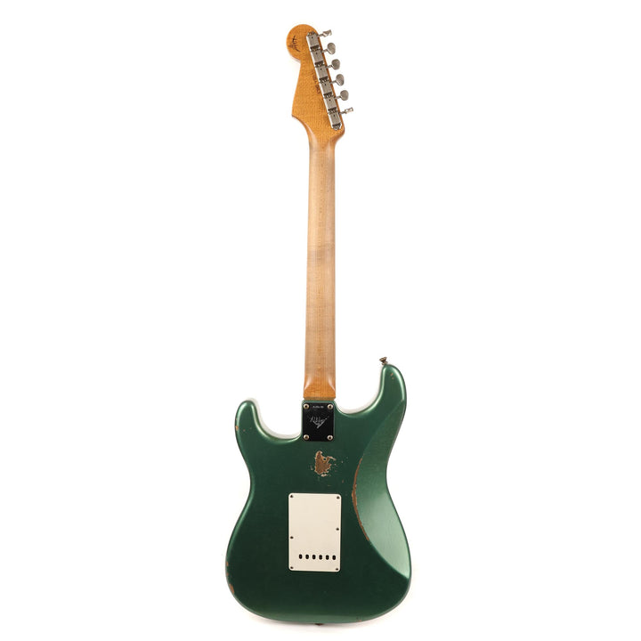 Fender Custom Shop Fat 1964 Stratocaster Aged Sherwood Metallic Brazilian Rosewood Masterbuilt Andy Hicks