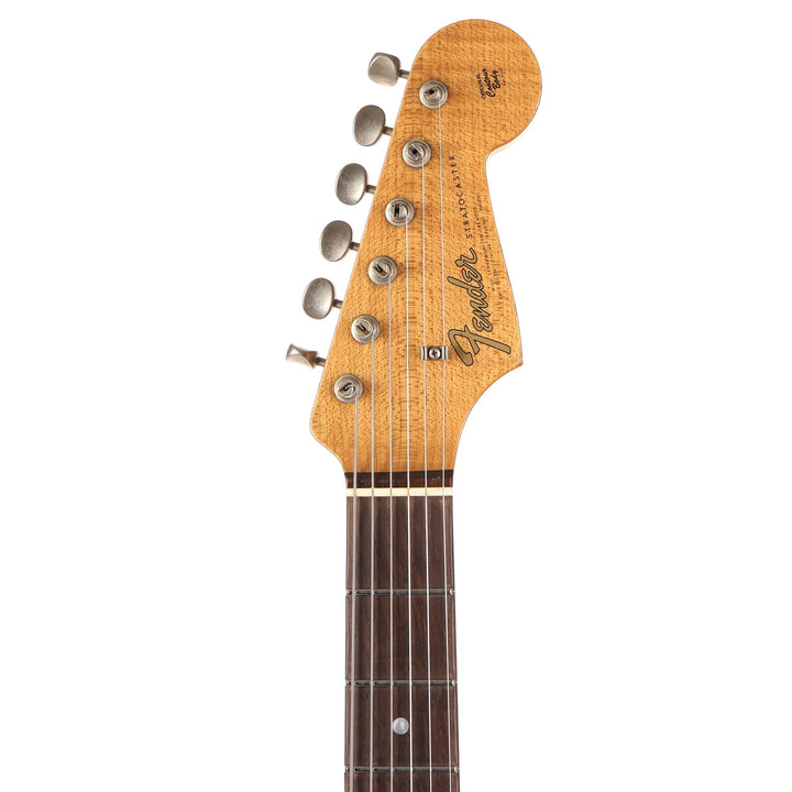 Fender Custom Shop Fat 1964 Stratocaster Aged Sherwood Metallic Brazilian Rosewood Masterbuilt Andy Hicks