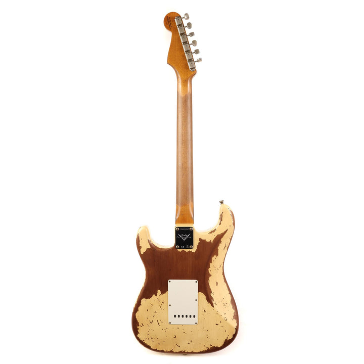 Fender Custom Shop 1961 Stratocaster Super Heavy Relic Faded Aged Vintage White 2023
