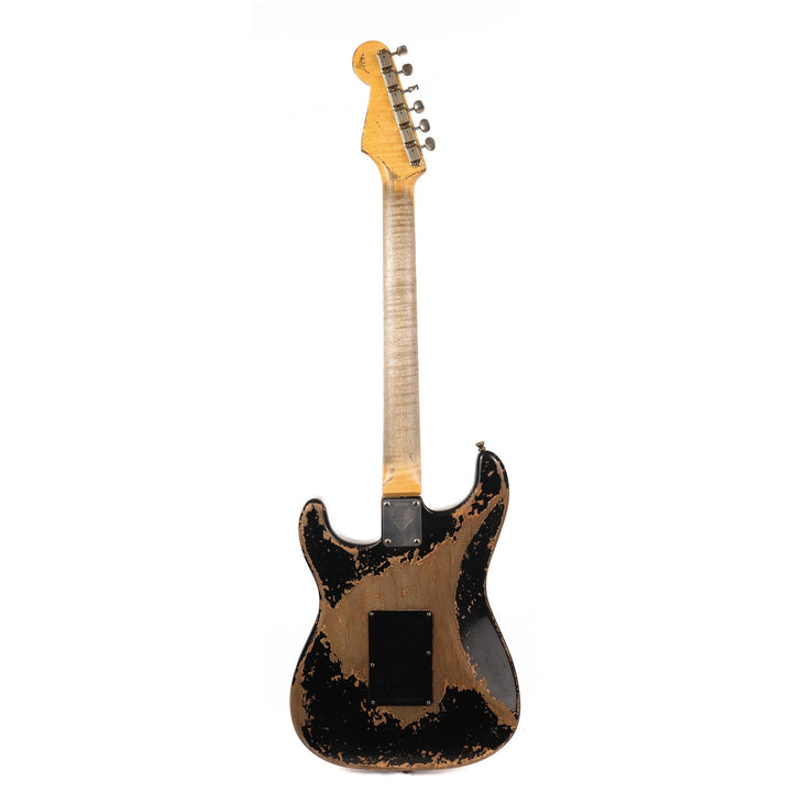 Fender Custom Shop 1960s HSS Stratocaster Super Heavy Relic Black Masterbuilt Andy Hicks