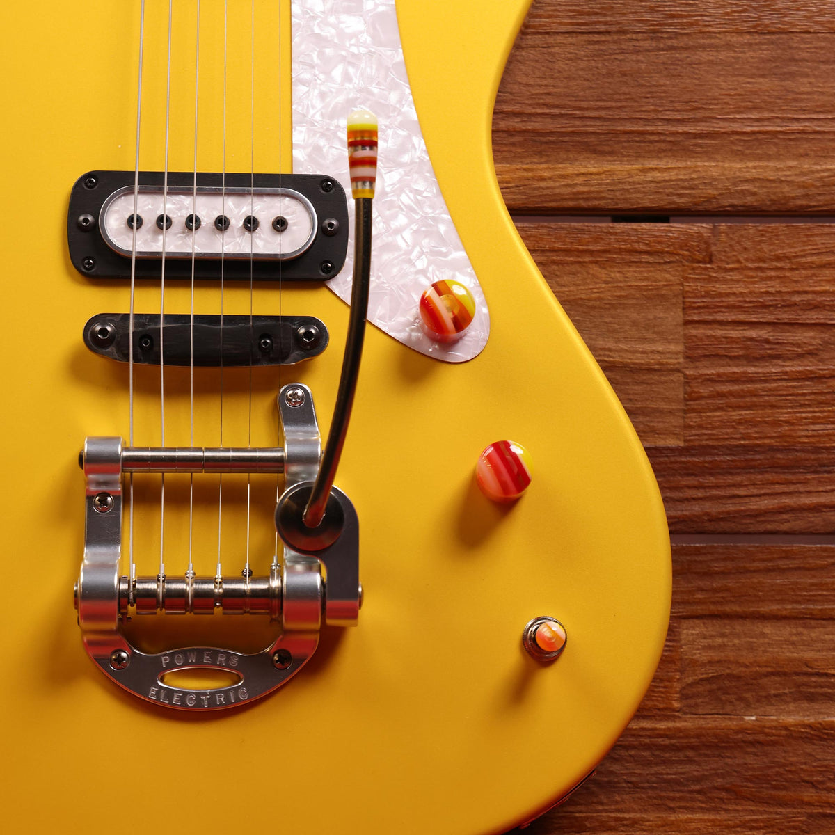 Powers Electric A-Type Saffron Yellow Metallic — 4