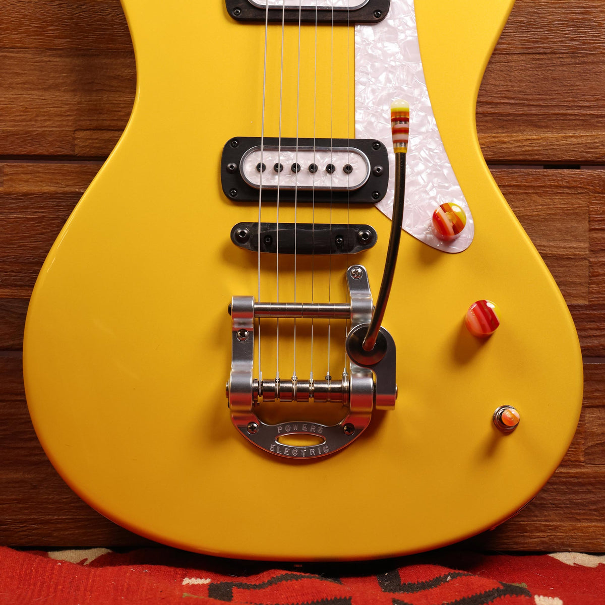 Powers Electric A-Type Saffron Yellow Metallic — 3
