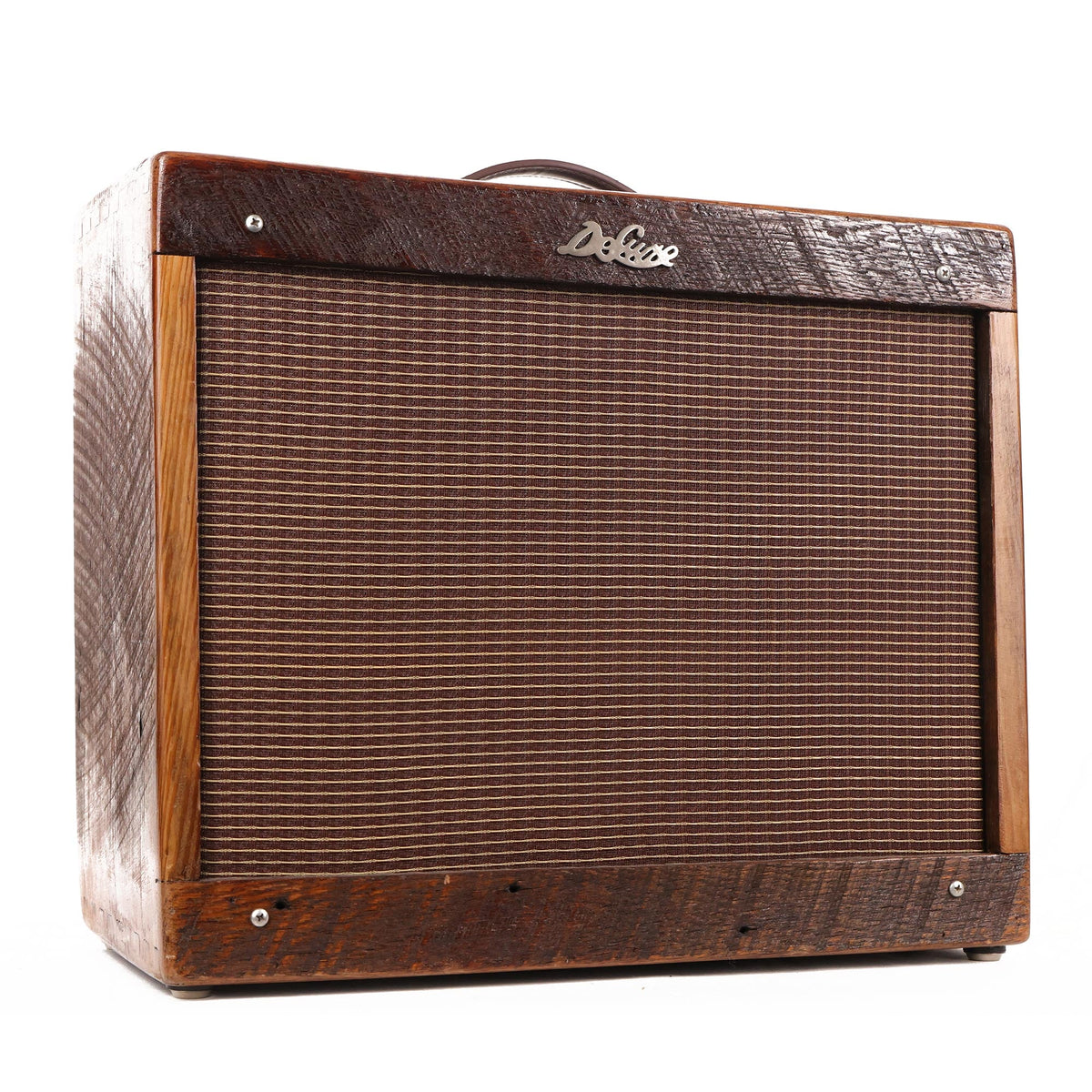 Deluxe Amplification 59 Tweed Deluxe 5E3 Barnwood Combo Amplifier — 2