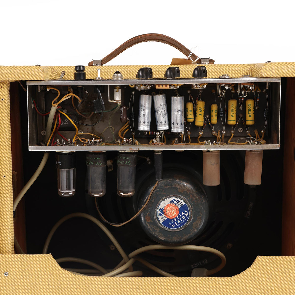 Fender Deluxe 5D3 Wide Panel Combo Amplifier Recovered Tweed — 10