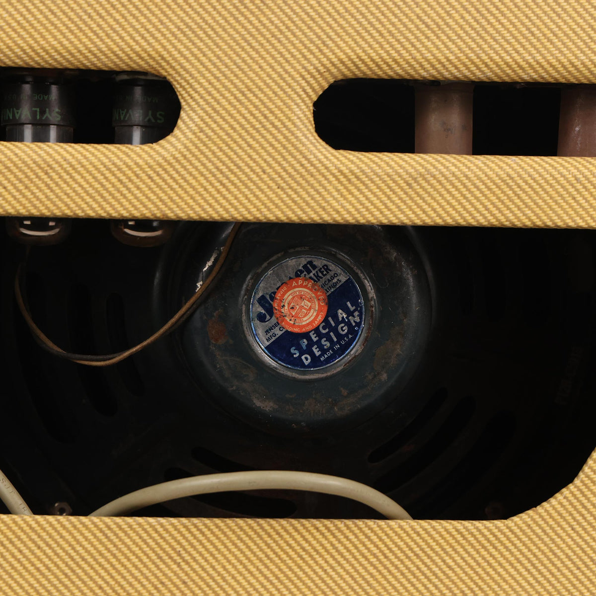 Fender Deluxe 5D3 Wide Panel Combo Amplifier Recovered Tweed — 7