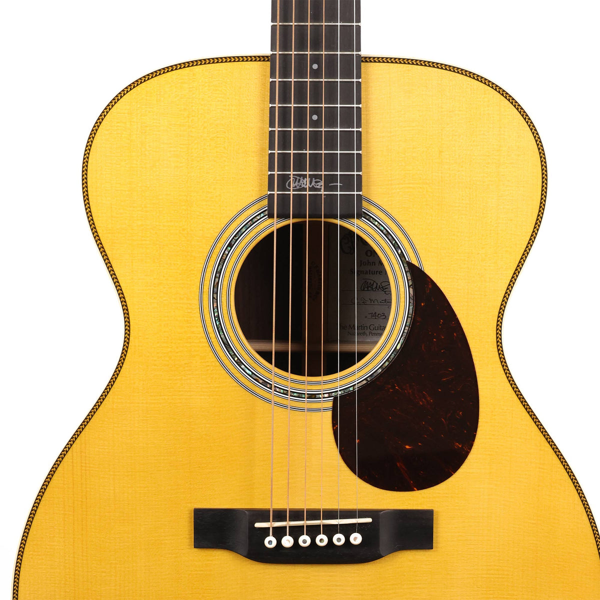 Martin OMJM John Mayer Signature Edition Acoustic-Electric Natural — 6