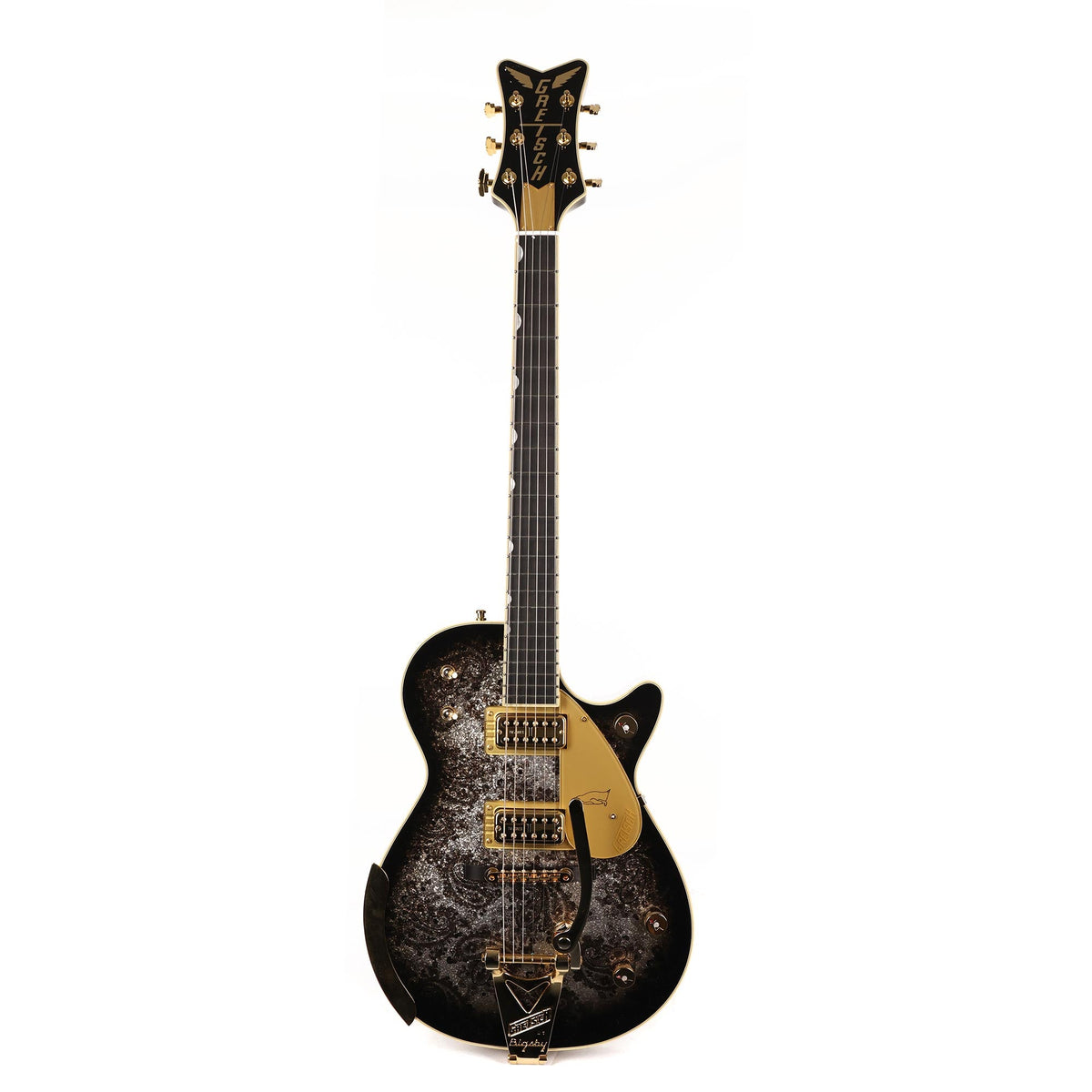 Gretsch G6134TG Limited Edition Paisley Penguin Black Paisley — 2