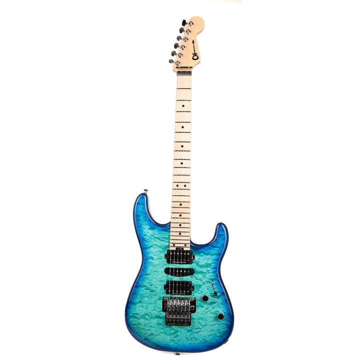 Charvel MJ San Dimas Style 1 HSH FR M QM Caribbean Burst