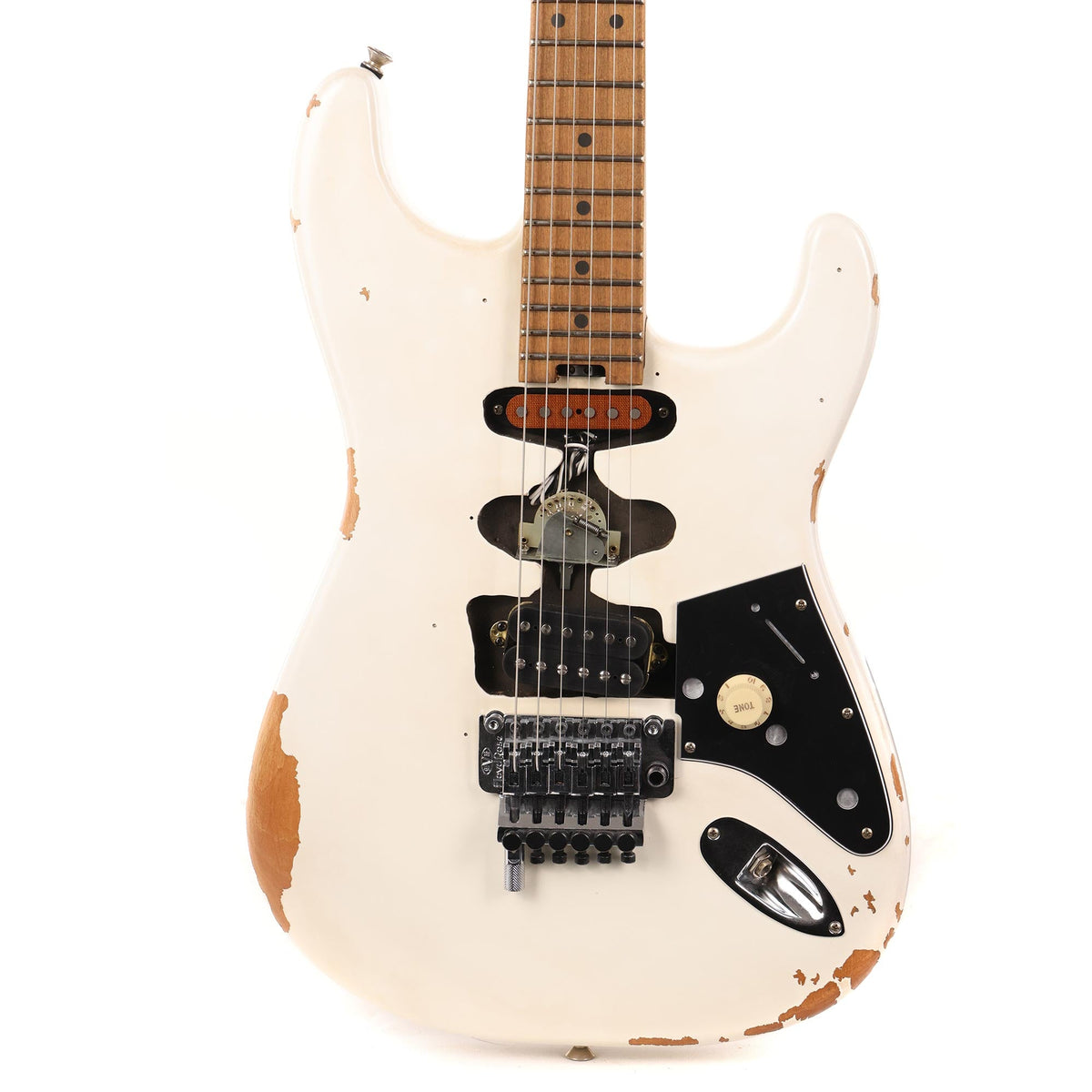 EVH Frankenstein Relic Series White — 1