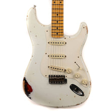 Fender Custom Shop 1958 Stratocaster Relic Aged Olympic White over Sunburst Masterbuilt Kyle McMillin