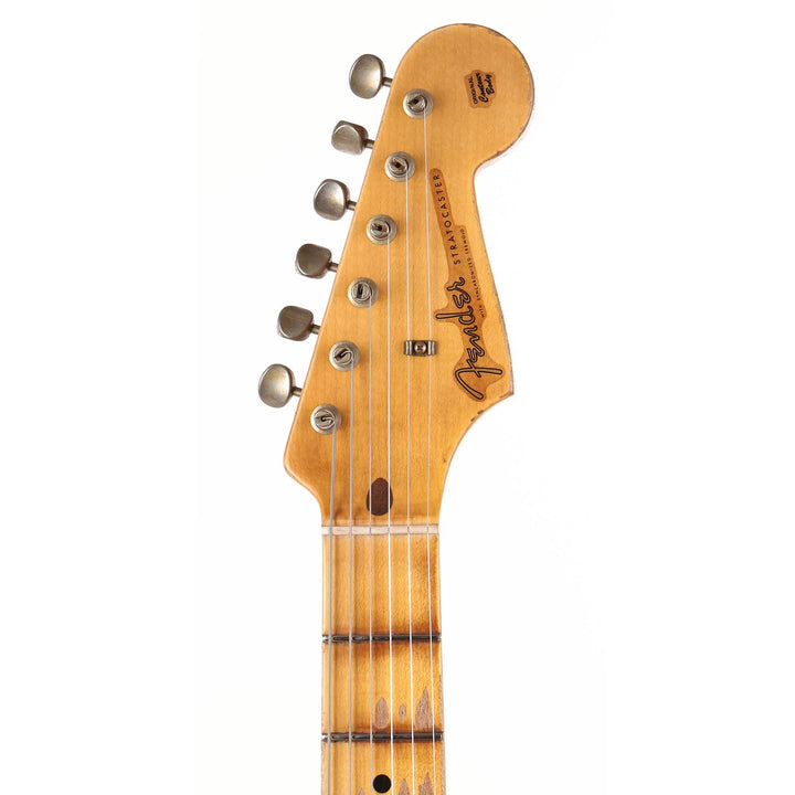 Fender Custom Shop 1958 Stratocaster Relic Aged Olympic White over Sunburst Masterbuilt Kyle McMillin 2023