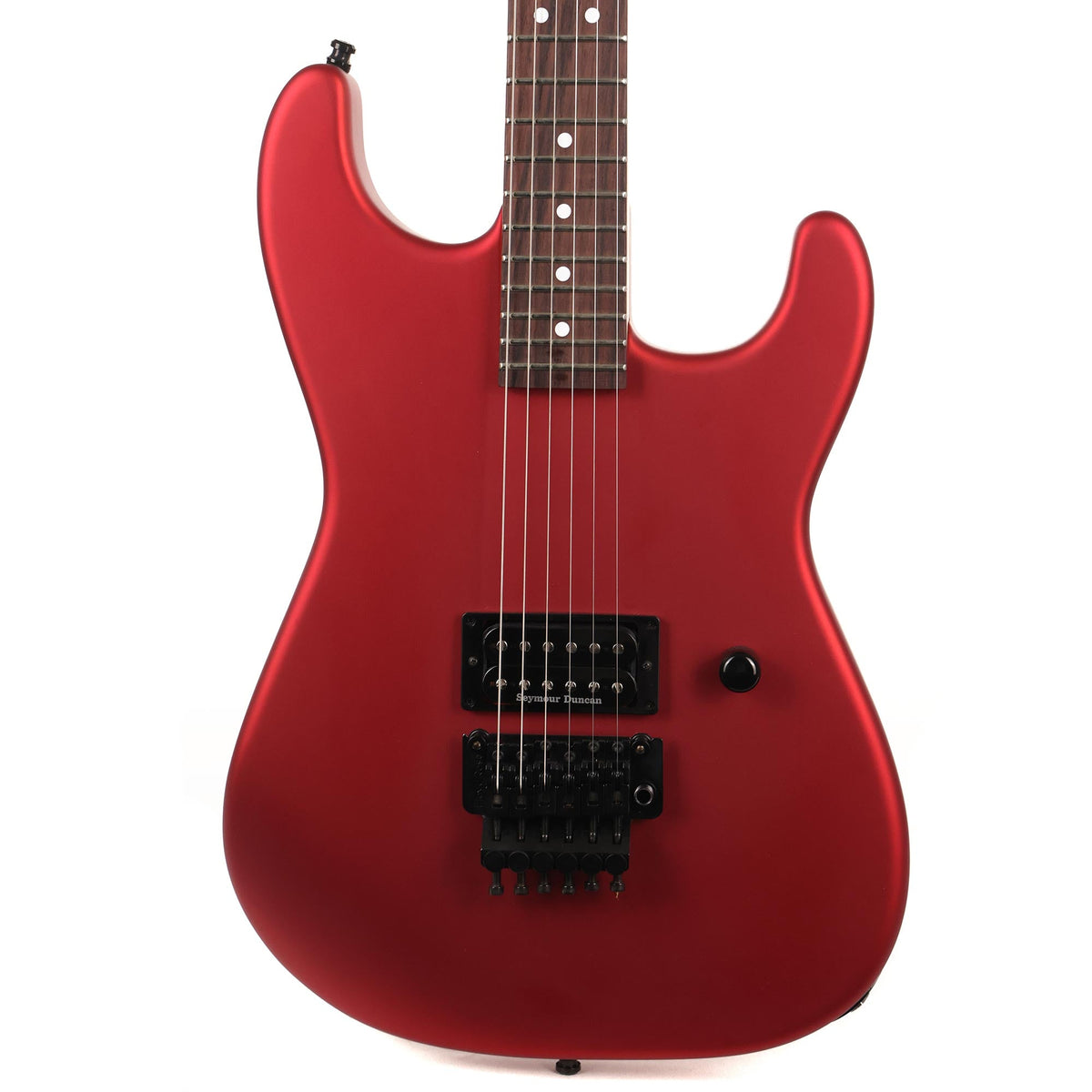 Charvel Custom Shop San Dimas 1H Satin Candy Apple Red — 1
