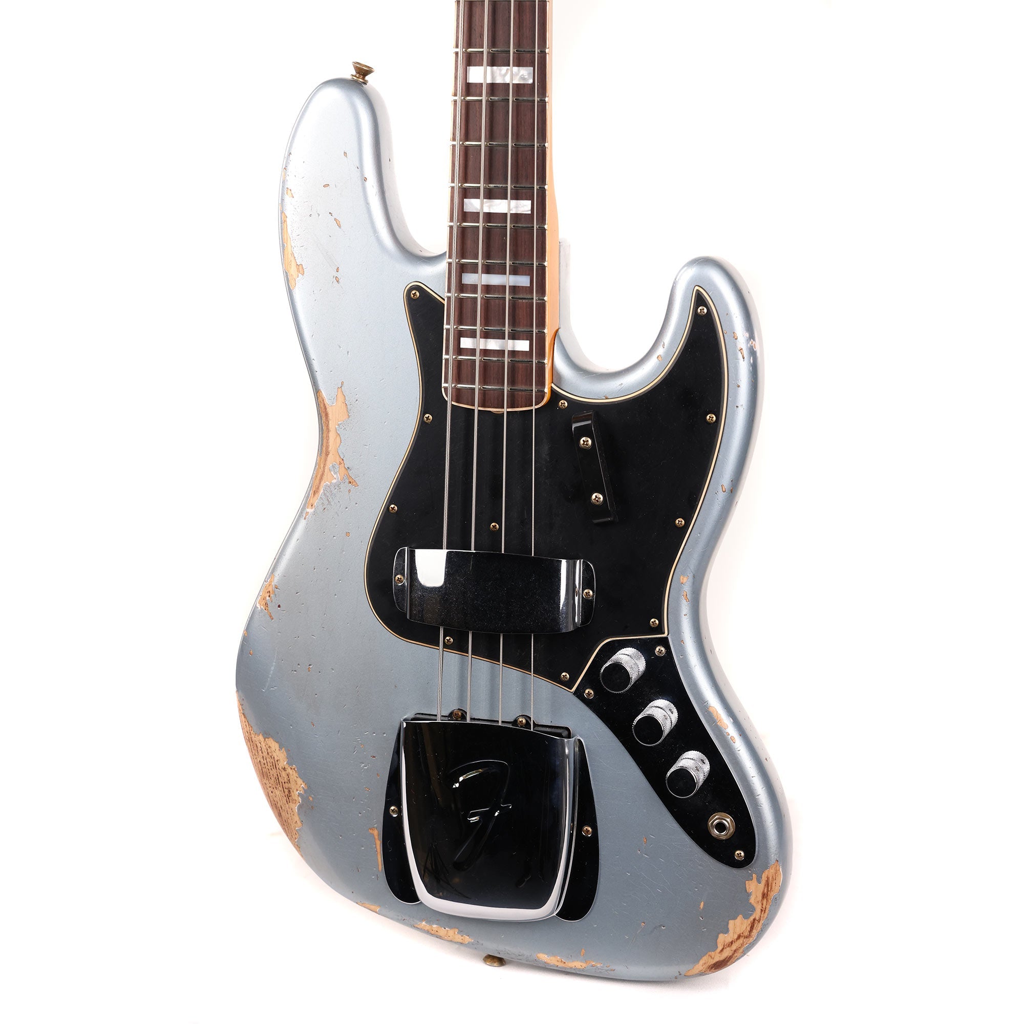 Fender Custom Shop Jazz Bass Heavy Relic Faded Aged Ice Blue