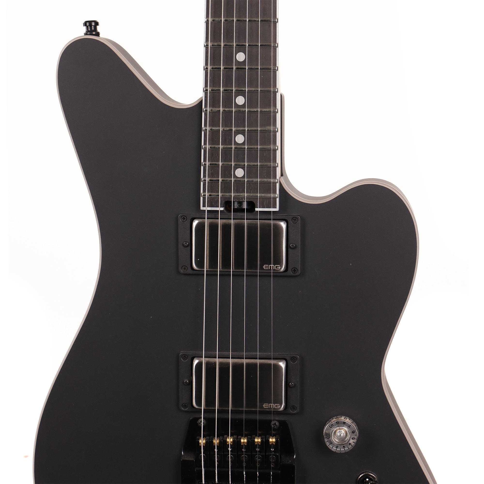 Charvel Custom Shop Surfcaster Masterbuilt Red Dave Satin Black