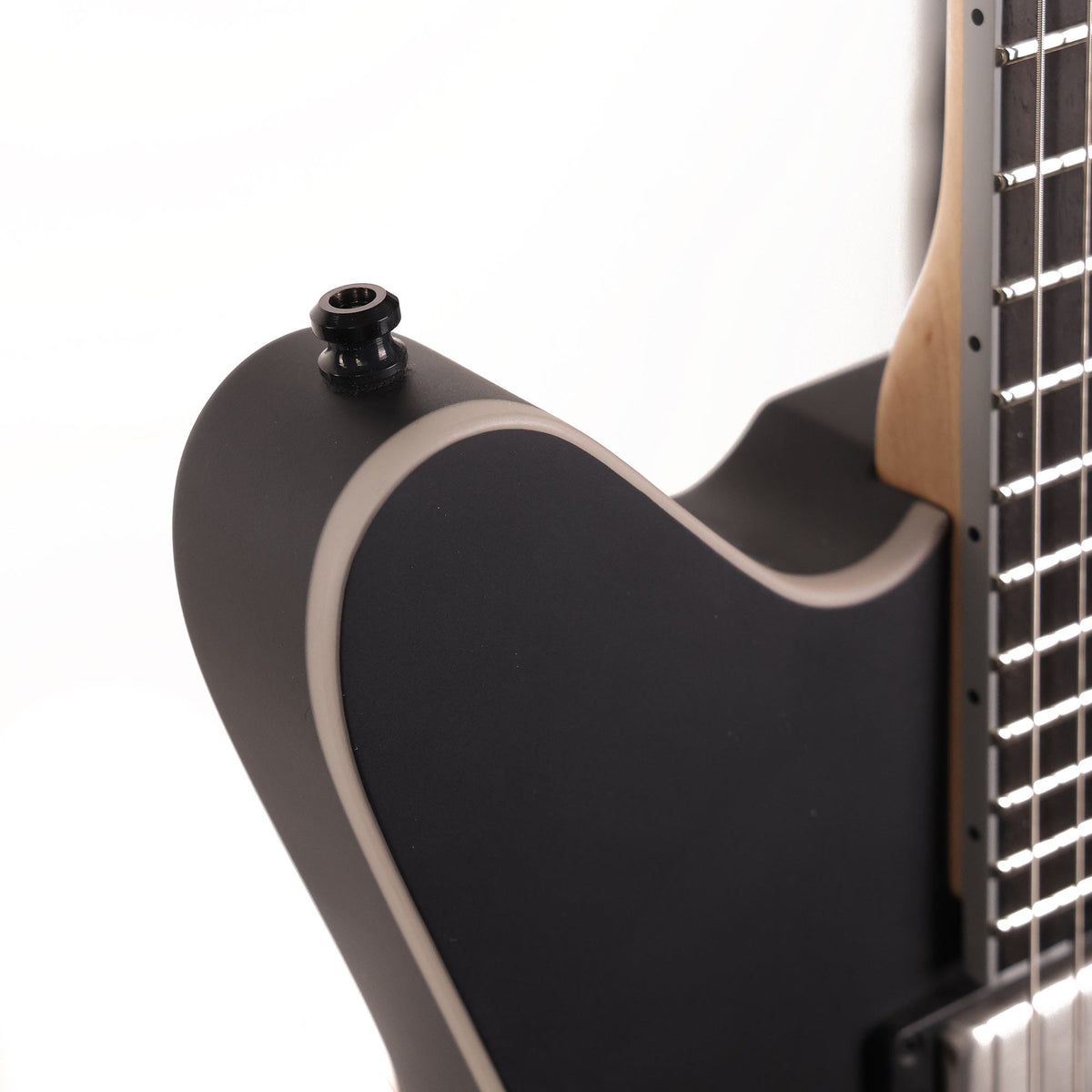Charvel Custom Shop Surfcaster Masterbuilt Red Dave Satin Black — 8