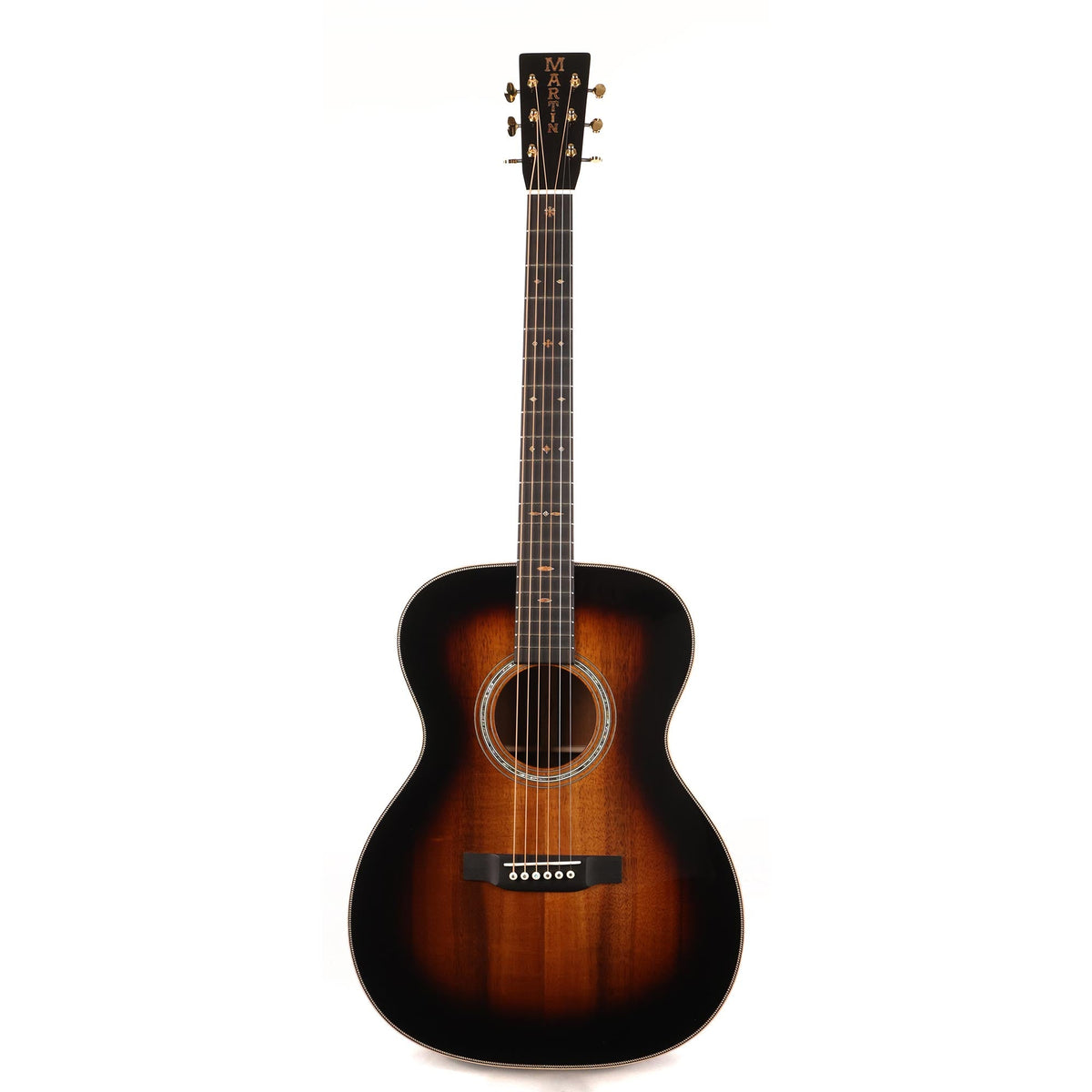 Martin Custom Shop OM Style 28 Highly Flamed Koa 1935 Sunburst — 2