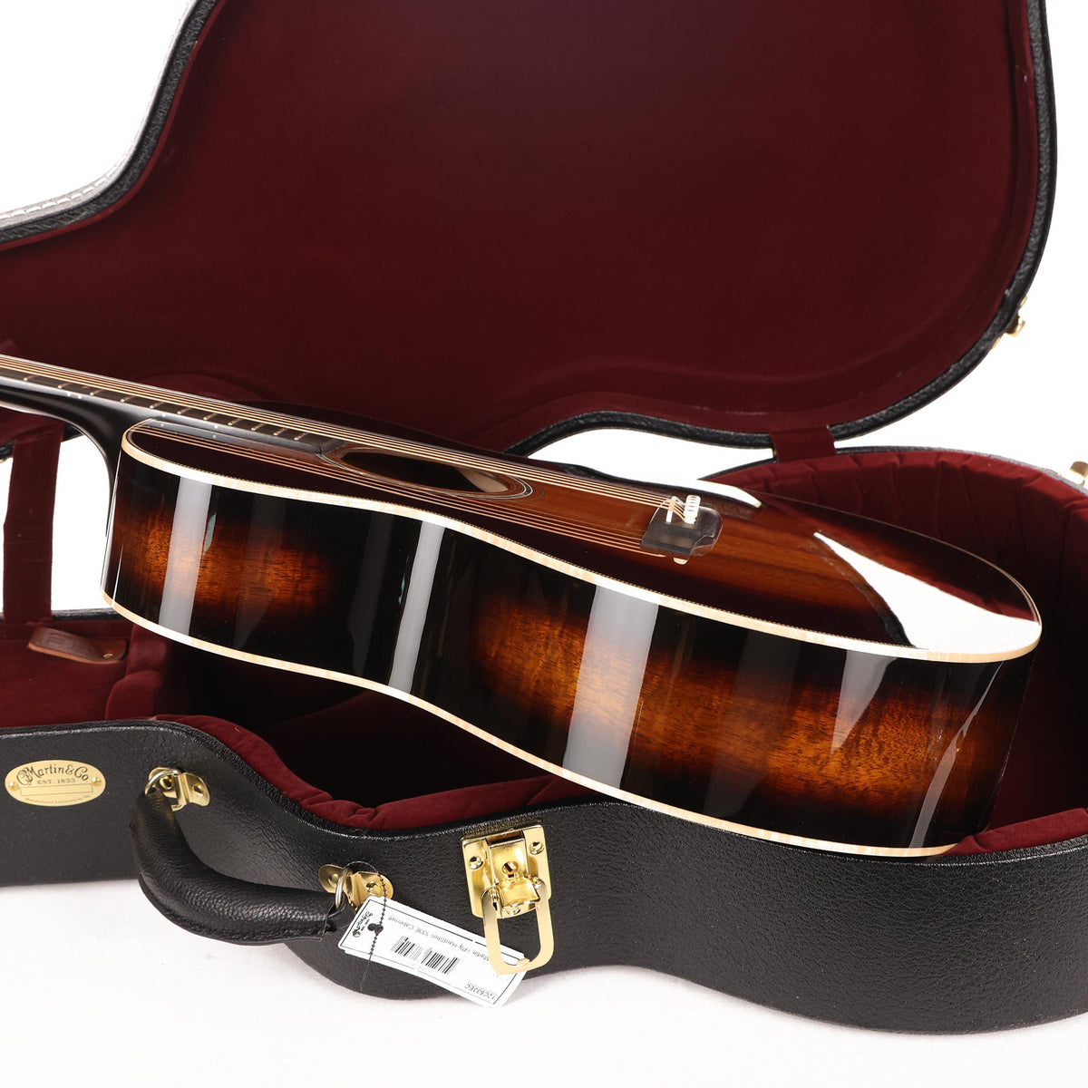 Martin Custom Shop OM Style 28 Highly Flamed Koa 1935 Sunburst — 7