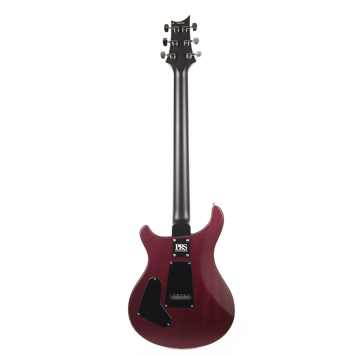 PRS Wood Library CE24 Satin Quilt Top Music Zoo Exclusive Faded Grey Black Purple Burst — 3