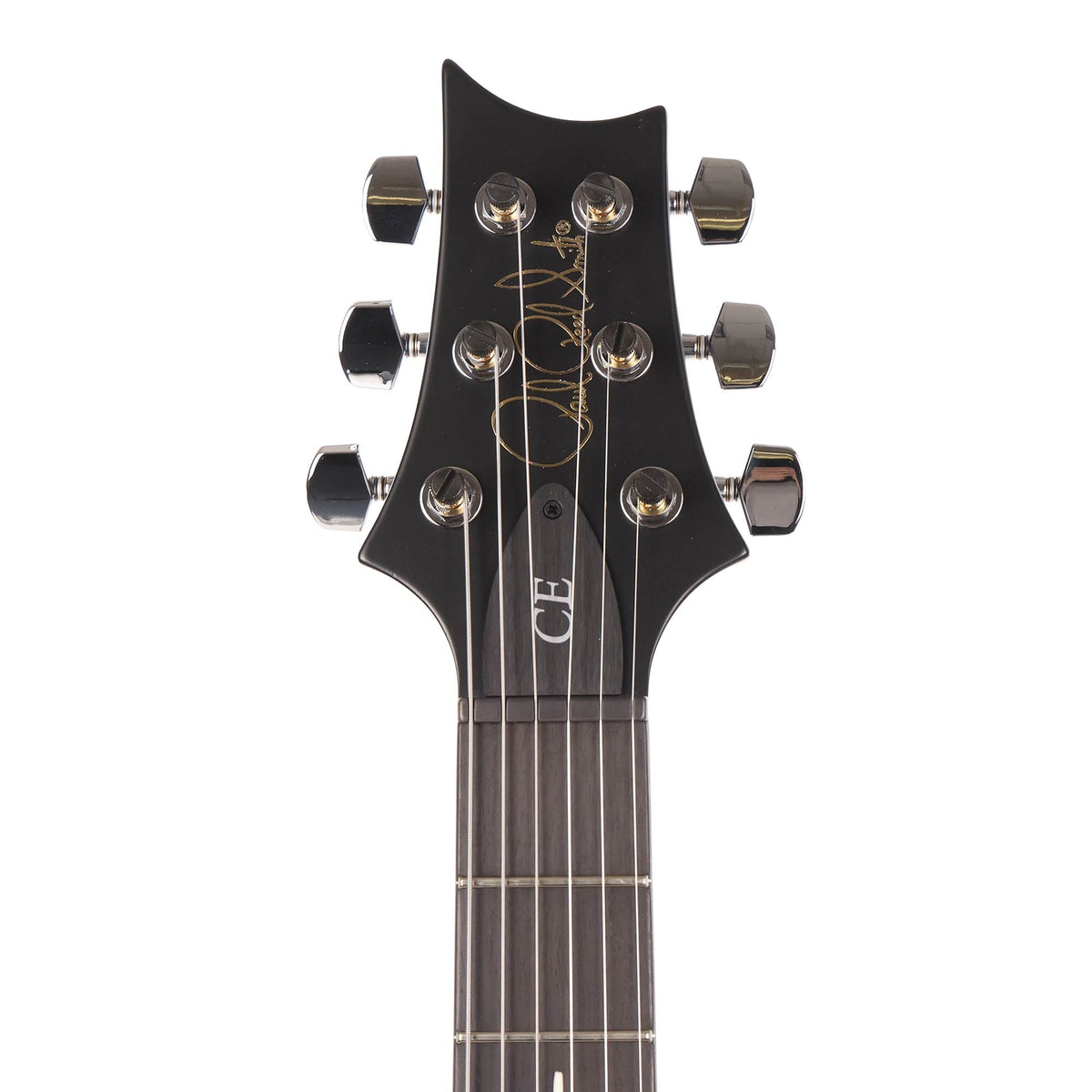 PRS Wood Library CE24 Satin Quilt Top Music Zoo Exclusive Faded Grey Black Purple Burst — 4