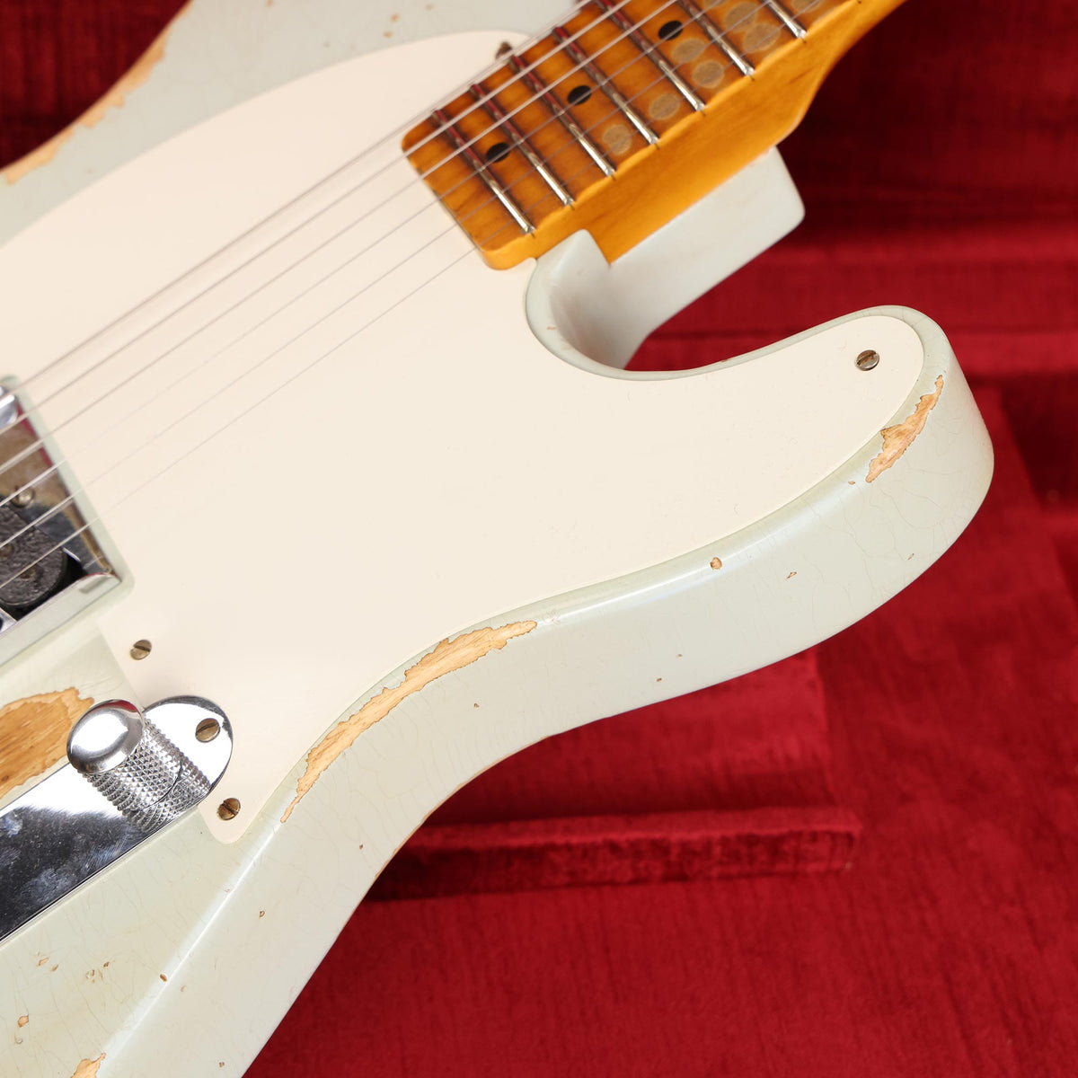 Fender Custom Shop Reverse Esquire Heavy Relic Faded Aged Sonic Blue — 10