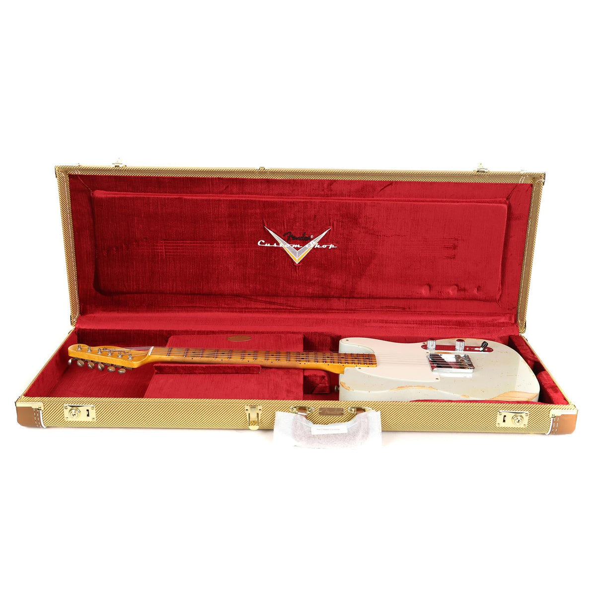 Fender Custom Shop Reverse Esquire Heavy Relic Faded Aged Sonic Blue — 12