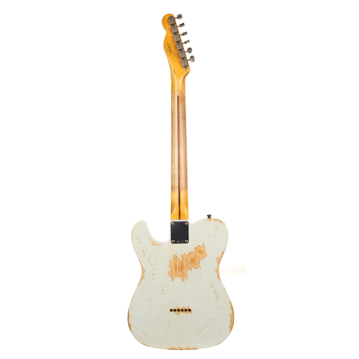 Fender Custom Shop Reverse Esquire Heavy Relic Faded Aged Sonic Blue — 3