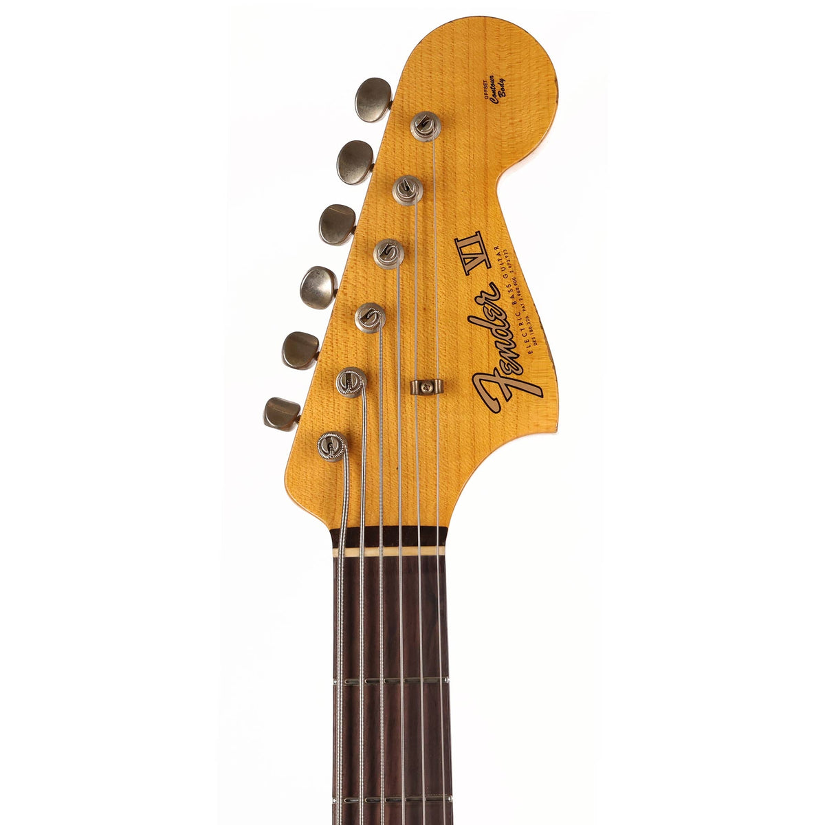 Fender Custom Shop Bass VI Journeyman Relic Aged Shell Pink 2023 — 4
