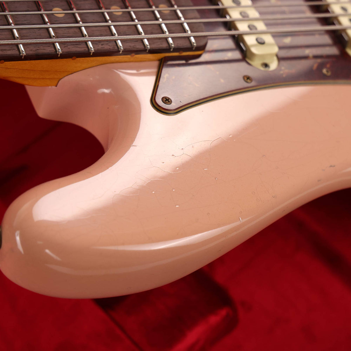 Fender Custom Shop Bass VI Journeyman Relic Aged Shell Pink 2023 — 7