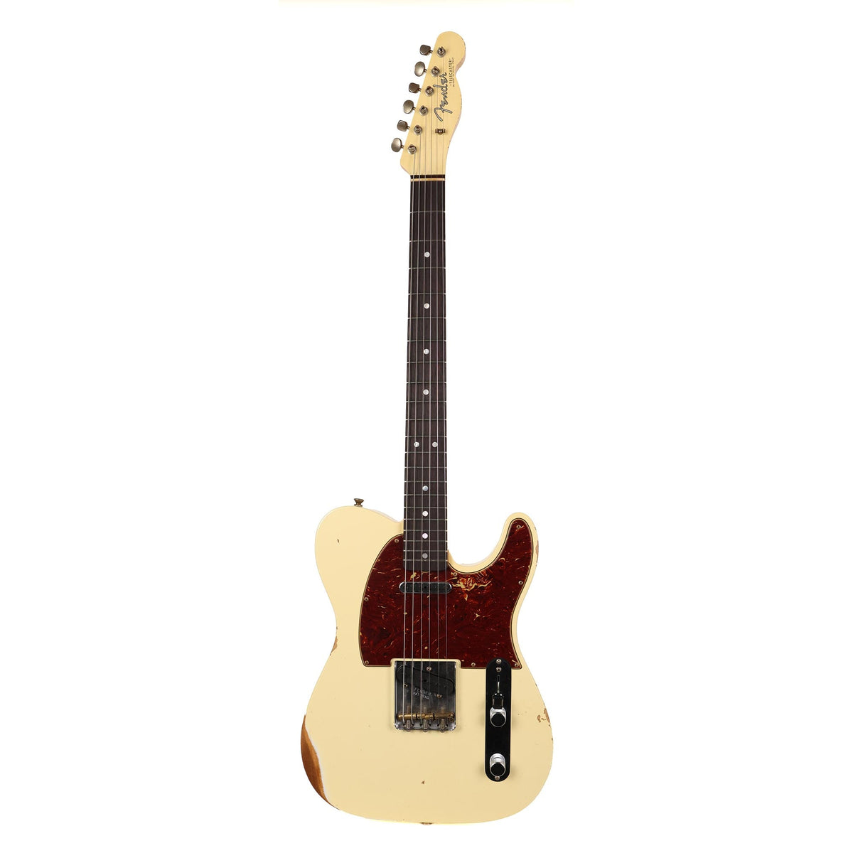 Fender Custom Shop 1964 Telecaster Relic Faded Aged Vintage White Matching Headstock 2023 — 2