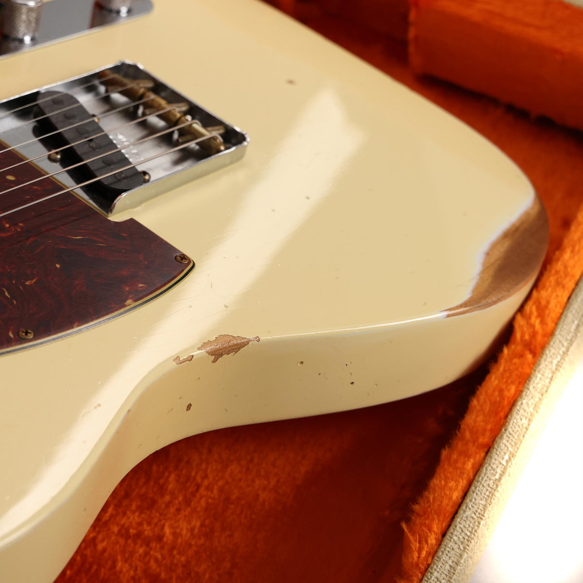 Fender Custom Shop 1964 Telecaster Relic Faded Aged Vintage White Matching Headstock 2023 — 7