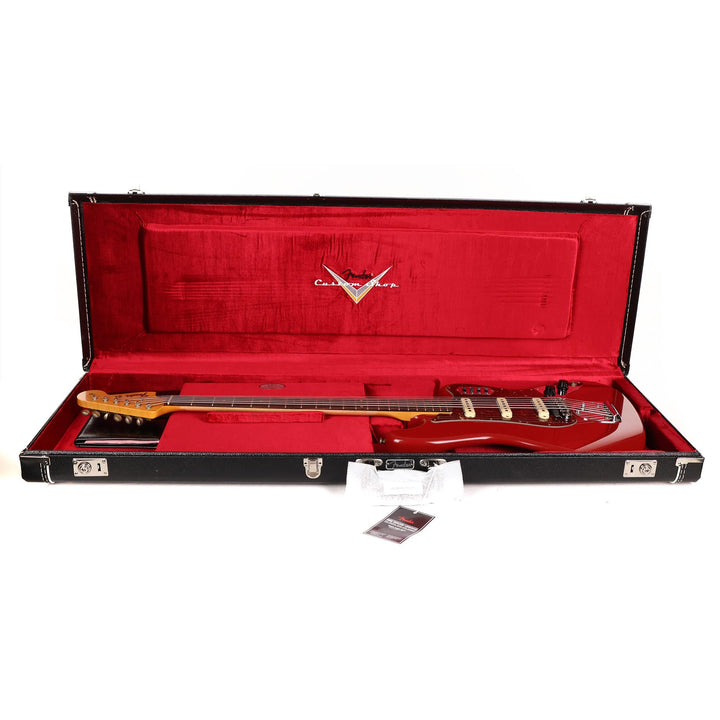 Fender Custom Shop Limited Bass VI Journeyman Relic Aged Dakota Red 2023