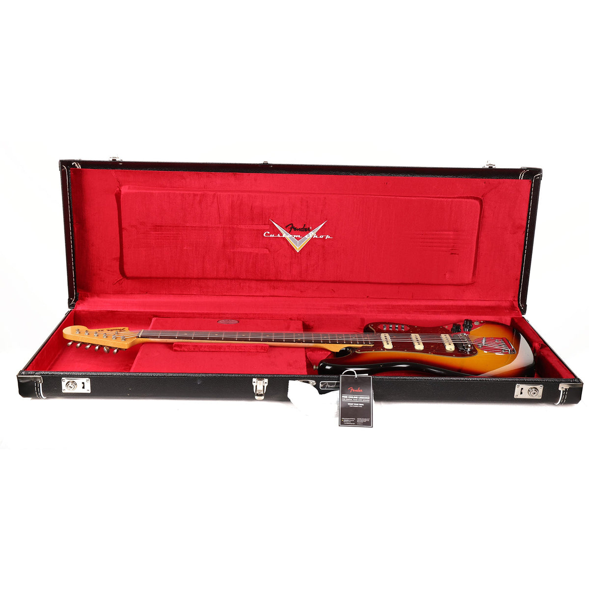 Fender Custom Shop Limited Bass VI Journeyman Relic 3-Tone Sunburst — 12