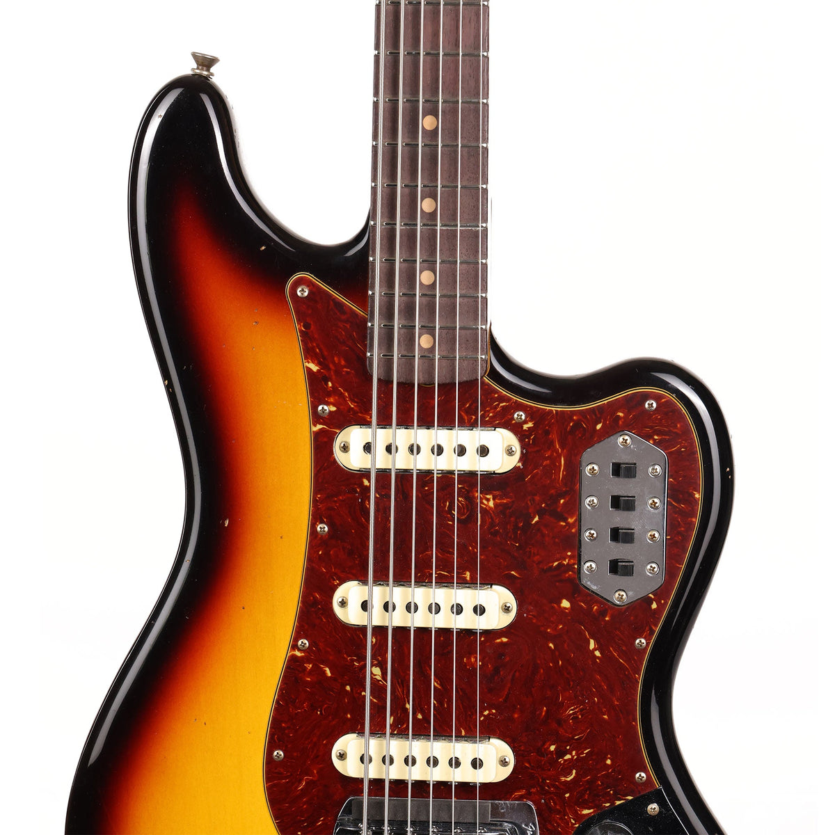 Fender Custom Shop Limited Bass VI Journeyman Relic 3-Tone Sunburst — 6