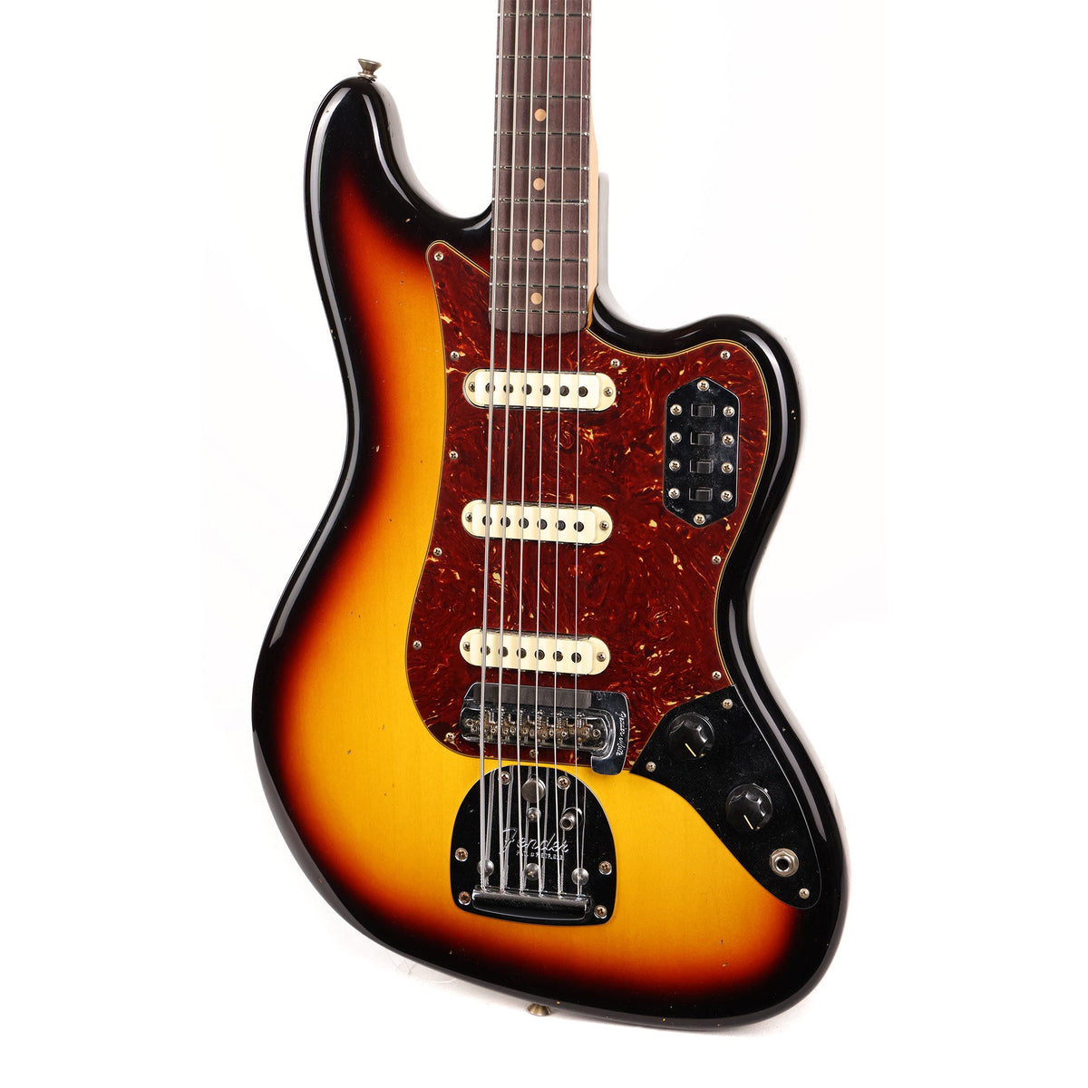 Fender Custom Shop Limited Bass VI Journeyman Relic 3-Tone Sunburst — 7