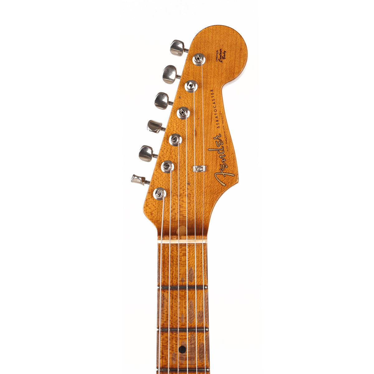 Fender Custom Shop Roasted 1956 Stratocaster Relic Faded Aged Seafoam Green — 4