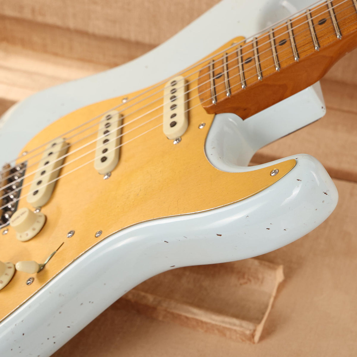 Fender Custom Shop Roasted 1956 Stratocaster Relic Faded Aged Sonic Blue 2023 — 9